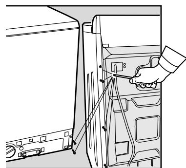 HOTPOINT AT 104 - How to change the power supply cable - 1