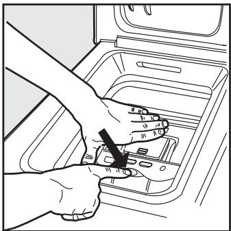 HOTPOINT AT 104 - Comment ouvrir et fermer le tambour - 2