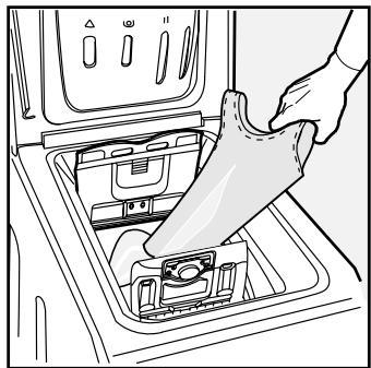 HOTPOINT AT 104 - Aforgódob kinyitása és bezárása - 3