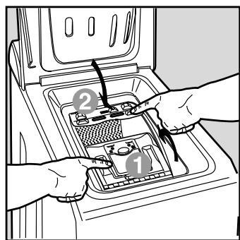 HOTPOINT AT 104 - CómoAbrir y cerrar el cesto - 4