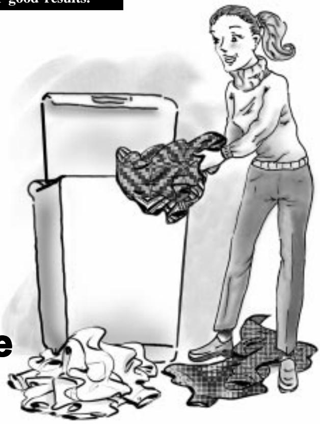 HOTPOINT AT 104 - Garments treated with petrol-based stain remover. - 1