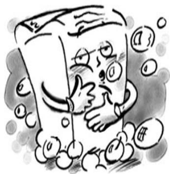 HOTPOINT AT 104 - A mosógpól folyik a viz. - 1