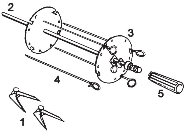 HOTPOINT C 3V8 P.2 - Zestaw do pieczenia szaszlyków (nie wzystkie modele) - 1