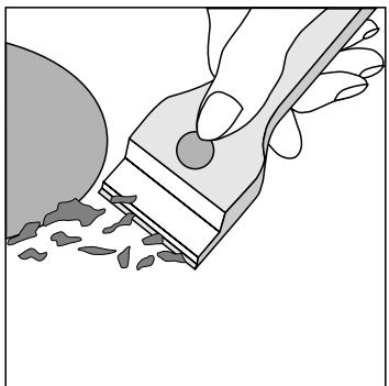 HOTPOINT C 3V8 P.2 - Cleaning the hob surface - 1