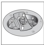 HOTPOINT CP 758 MT.1 - Remplacement des injecteurs sur le brûleur "deux flames" indépendantes : - 2