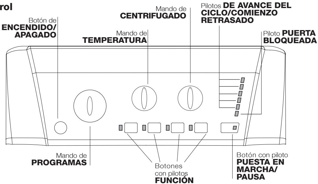HOTPOINT ECOT6L 105 - Descripción de la lavadora y comienzo de un programa - 1