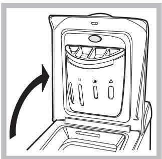 HOTPOINT ECOT6L 105 - How to open and to close the drum - 1