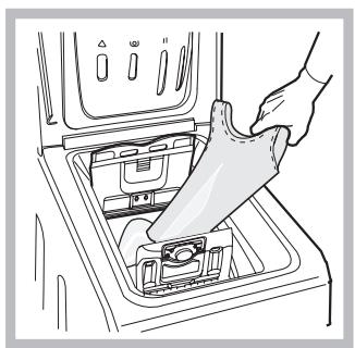 HOTPOINT ECOT6L 105 - Comment ouvrir et fermer le tambour - 3