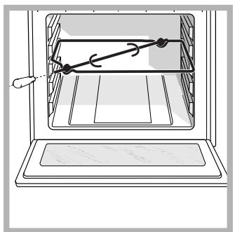 HOTPOINT FB 21.2 IX - Girarrosto (solo in alcuni modelli) - 1