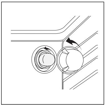 HOTPOINT FB 970 C.2/E - Replacing the Oven Lamp - 1