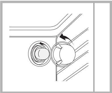 HOTPOINT FC 52.2 /V - Replacing the light bulb - 1