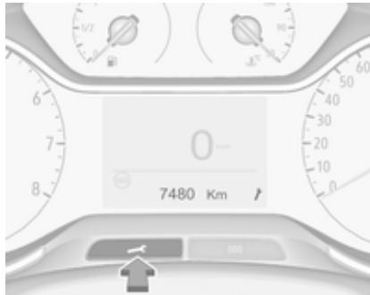 OPEL CROSSLAND X - Affichage de service - 1