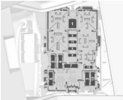 OPEL CROSSLAND X - Boîte à fusibles sur le côté droit du tableau de bord - 2
