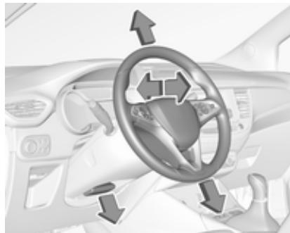 OPEL CROSSLAND X - Réglage du volant - 1