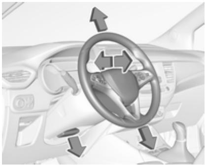 OPEL CROSSLAND X - Réglage du volant - 1