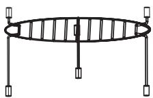HOTPOINT MWHA 2824 X - Names of Oven Parts and Accessories - 2