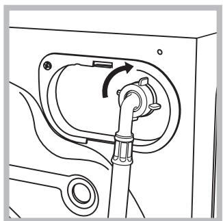 HOTPOINT WMSD 822BX EU - Connecting the water inlet hose - 2