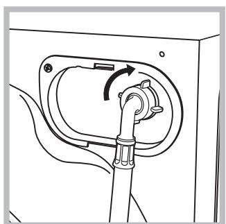 HOTPOINT WMSD 822BX EU - Conexión del tubo de alimentación de agua - 2