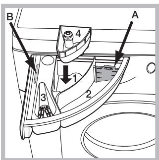 HOTPOINT WMSD 822BX EU - Gaveta dos detergentes - 1