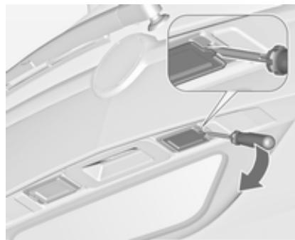 OPEL ZAFIRA 3 2013 - Éclairage de plaque d'immatriculation - 1