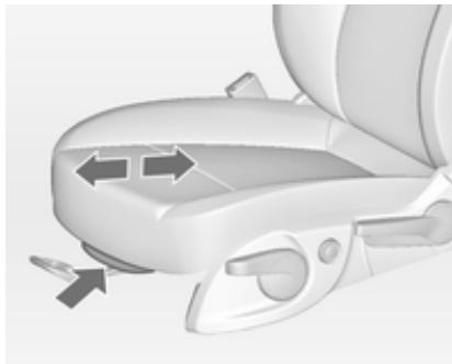 OPEL ZAFIRA 3 2013 - Support des cuisses régliable - 1