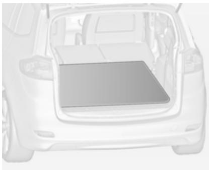 OPEL ZAFIRA 3 2013 - Recourir le coffre jusqu'aux dossiers des sièges avant est - 1