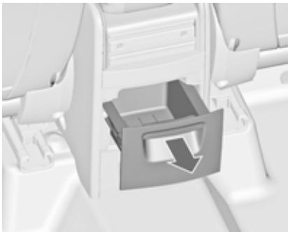 OPEL ZAFIRA 3 2013 - Console arrête - 1