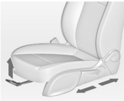 OPEL ZAFIRA 3 2013 - Réglage des sièges - 1