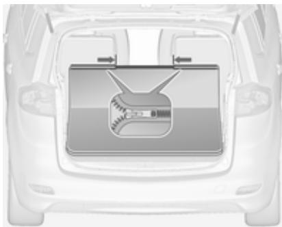 OPEL ZAFIRA 3 2013 - par ex. seul le dossier central est rabattu. - 1