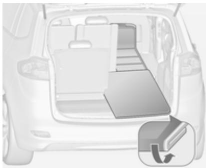 OPEL ZAFIRA 3 2013 - par ex. seul le dossier central est rabattu. - 5