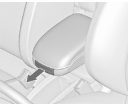 OPEL ZAFIRA 3 2013 - Rangement dans les accoudoirs - 2