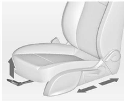 OPEL ZAFIRA 3 2013 - Position du siège - 1