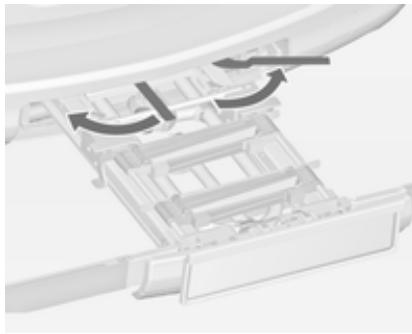 OPEL ZAFIRA 3 2013 - Verrouillage du système de transport arrêté - 1