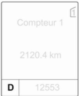 OPEL ZAFIRA 3 2013 - Affichage de la transmission - 1