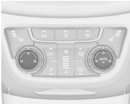 OPEL ZAFIRA 3 2013 - Présélection de la température - 1