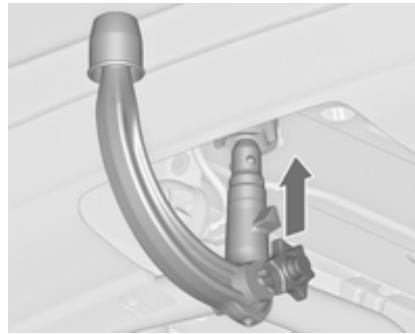 OPEL ZAFIRA 3 2013 - Insertion de la barre d'attelage - 1