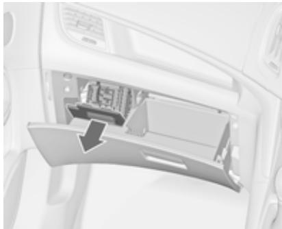 OPEL ZAFIRA 3 2013 - Boîte à fusibles du tableau de bord - 2