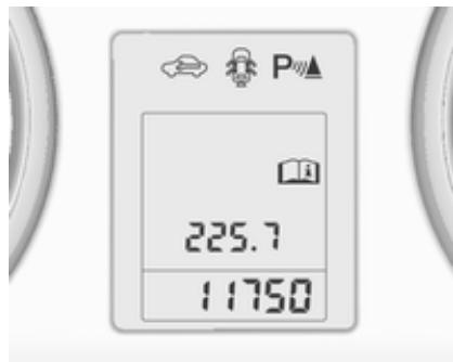OPEL ZAFIRA 3 2013 - Centre d'informations du conducteur - 1