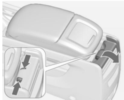 OPEL ZAFIRA 3 2013 - Retrait de l'accoudoir - 1