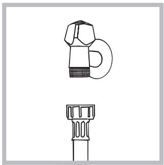 HOTPOINT BHWD 125 GCC - Connecting the water inlet hose - 1