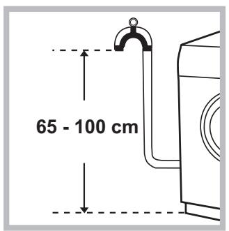 HOTPOINT BHWD 125 GCC - Connecting the drain hose - 1