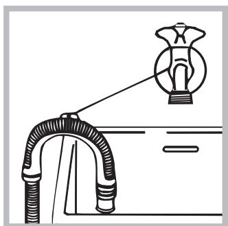 HOTPOINT BHWD 125 GCC - Connecting the drain hose - 2