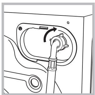 HOTPOINT BHWD 125 GCC - Raccordement du tuyau d'arrivée de l'eau - 2