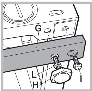 HOTPOINT BHWD 125 GCC - Réglage de la machine en hauteur. - 1