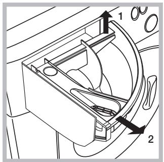 HOTPOINT BHWD 125 GCC - Cleaning the detergent dispenser drawer - 1