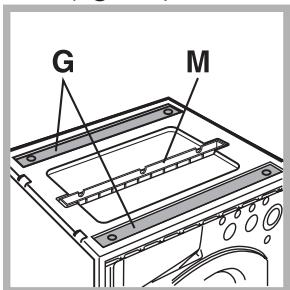 HOTPOINT BHWD 125 GCC - Accessoires fournis pour le réglage de la hauteur. - 1