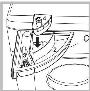 HOTPOINT BHWD 125 GCC - درج وعاء المنظف - 1