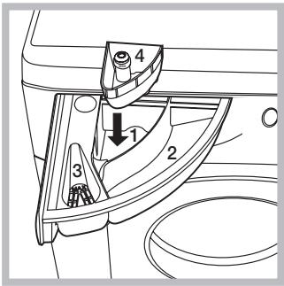 HOTPOINT BHWD 125 GCC - Detergent dispenser drawer - 1