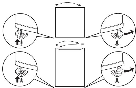 HOTPOINT EBM 17211 V D - Ombytting av døråpning - 2