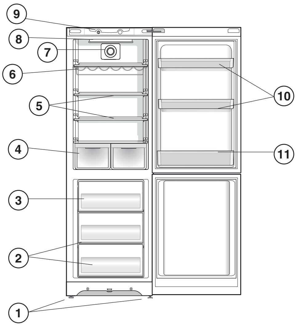 HOTPOINT EBM 17211 V D - Oversikt - 1
